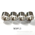 oxygen sensor welded nut, M18*1.5 steel round nut